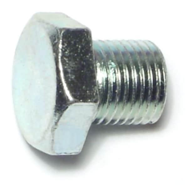 Midwest Fastener 1/2"-20 Zinc Plated Steel Oil Pan Drain Plugs 3PK 69361 - main